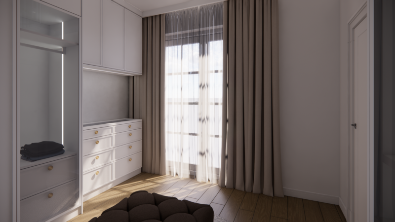 Garderoba w domu pod Krakowem